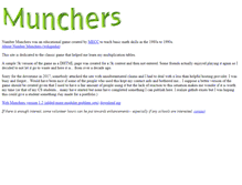 Tablet Screenshot of numbermunchers.org